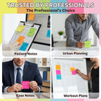 Sticky Notes 3x3 – 2026 Improved Adhesive, Very Very Sticky & Bright Neon - Image 7