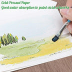 200 Pcs Watercolor Bookmark Making Kit, 40 Blank Bookmarks - Image 3