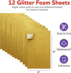 Self-Adhesive Glitter EVA Foam Sheets - Image 2