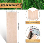 Namalu 10 Pack Balsa Wood Sheets 12 x 4 x 0.12 Inches-3 mm Thick Unfinished - Image 2