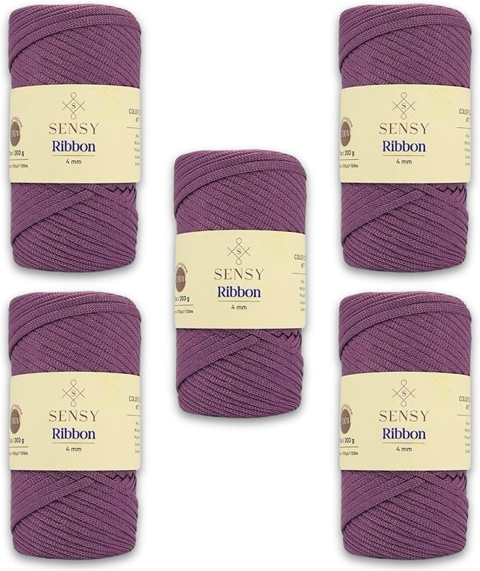 5 Skeins of Sensy Premium 4mm by SSENSY