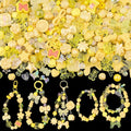 200-260PCS TINKRSTUFF Assorted Yellow Acrylic Beads by TINKRSTUFF