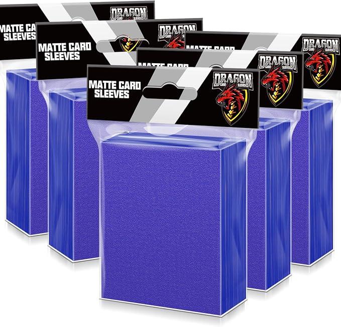 Kitoyz 500 Pcs Card Sleeves for Trading Card, Matte Card Sleeves Deck Card by Kitoyz