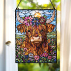 Highland Cow Acrylic Suncatcher - Image 4