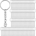 Sasylvia 100 Pcs Keychain Rings by Sasylvia