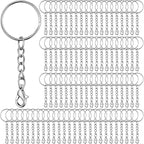 Sasylvia 100 Pcs Keychain Rings by Sasylvia