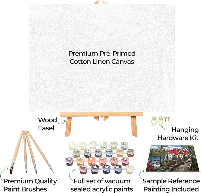 Ledgebay DIY Paint by Numbers Kit - Image 2