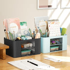 Marbrasse Pen Organizer with 2 Drawer, Desk Organizers and Accessories with 5 - Image 5