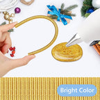 Manarty Glitter Gold Hot Glue Sticks, All Temperature Adhesive EVA Glue Sticks - Image 3