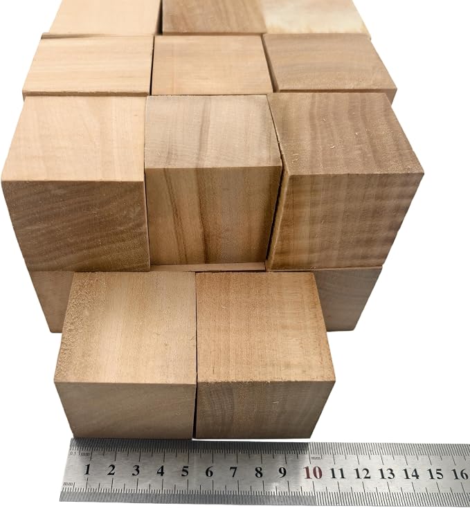 20PCS Basswood Carving Blocks, Whittling Wood Carving Kit, Unfinished Wooden - Image 3