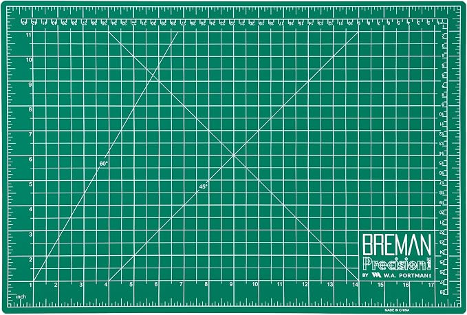 Breman Precision 12x18 Inch Self Healing Cutting Mat – 2-Sided 5-Ply PVC by WAPortman