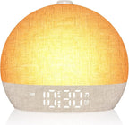 Wake Up Light Sunrise Alarm Clock, Dimmable Night Lights, Sleep Aid, Loud Alarm by ARUQO
