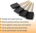 Bates- Foam Paint Brushes, 2 Inch, 75 Pack - Image 4