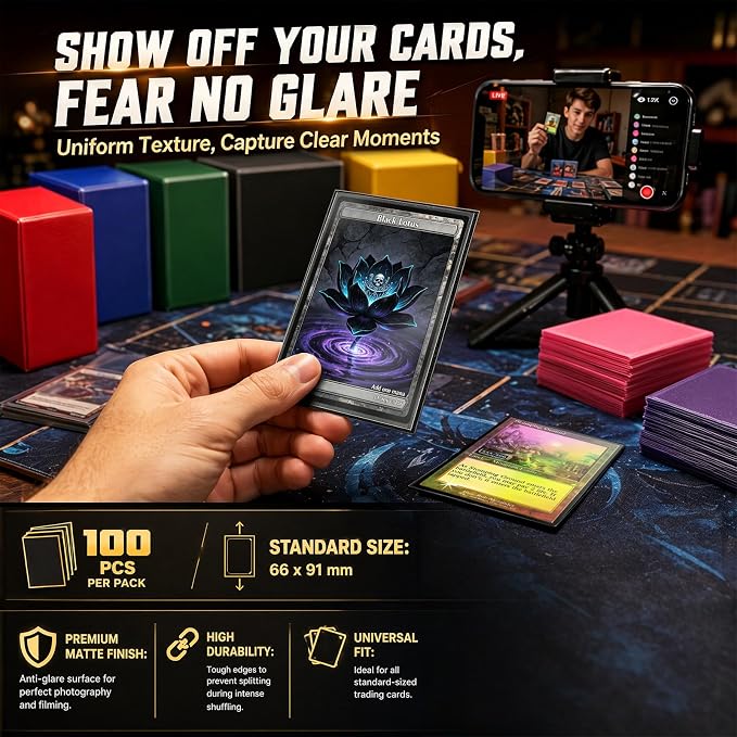 Trading Card Sleeves, Top Loaders Card Protection - Image 4