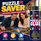 Jigsaw Puzzle Glue Clear with Applicators, No Yellowing Puzzle Saver - Image 8