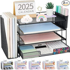 OPNICE Desk Organizer, 4-Tier Desktop File Organizer by OPNICE