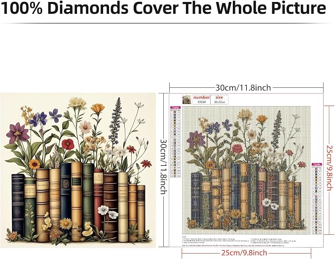 Lxmsja Vintage Book Diamond Art Kits - Image 6