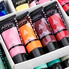 AUREUO Red Acrylic Paint Set - Image 3