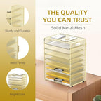DALTACK 9-Tier Paper Organizer for Desk, Mesh Letter Tray Desk Organizer - Image 5