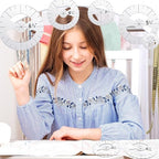 Geyee 5 Pcs Circle Ruler Quilting Template Set Circle Templates - Image 5
