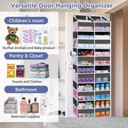 UVIAHOMI Heavy Duty Over The Door Organizer 6 Tiers, Extra Large Behind Door - Image 5