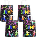 Glezo 24 Pack Jump Party Favor Bags, Let’s Jump and Play Gift Bags by Unknown