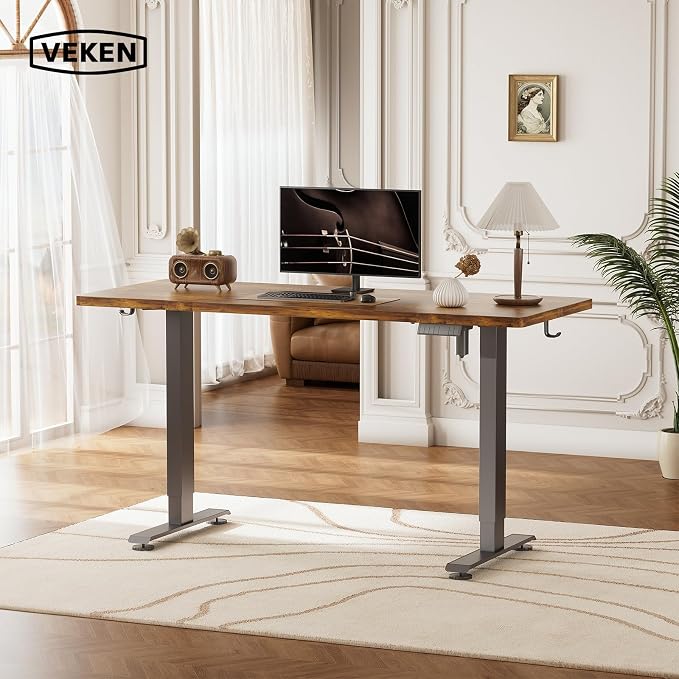 Veken 55 Inch Large Electric Standing Desk, Gaming Table, Suit students - Image 2