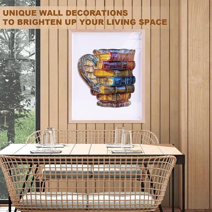 Book Glass Cup Puzzles Adults Gifts - Image 7