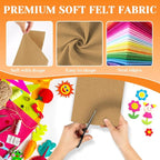 IONTACH 9" X 12" Felt Fabric Sheets 1.6mm Thick | Soft Felt - Image 4