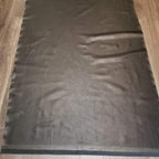 NAT Leathers | Black Soft Faux Vegan Leather PU | 1 Yard Cut by the Yard | - Image 3
