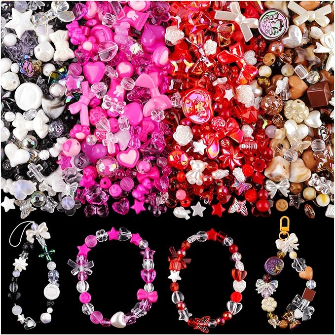 210-270PCS TINKRSTUFF Assorted Acrylic Beads by TINKRSTUFF