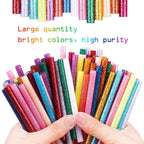 Gwybkq Mini Glitter Hot Glue Sticks 14 Colored - Image 4