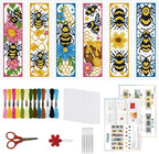 ORIGACH 6 Set Bees Cross Stitch Bookmark Kit by ORIGACH