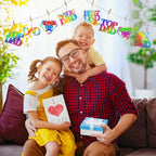 36PCS Wooden Father's Day Ornaments to Paint, Fathers Day Crafts - Image 5