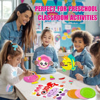 16 Pack Arts and Crafts for Kids, Toddler Crafts Animal Paper Plate Art Kit - Image 3