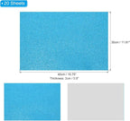 PATIKIL Light Blue Shiny EVA Glitter Foam Sheet 16x12 Inch 2mm Thick - Image 2
