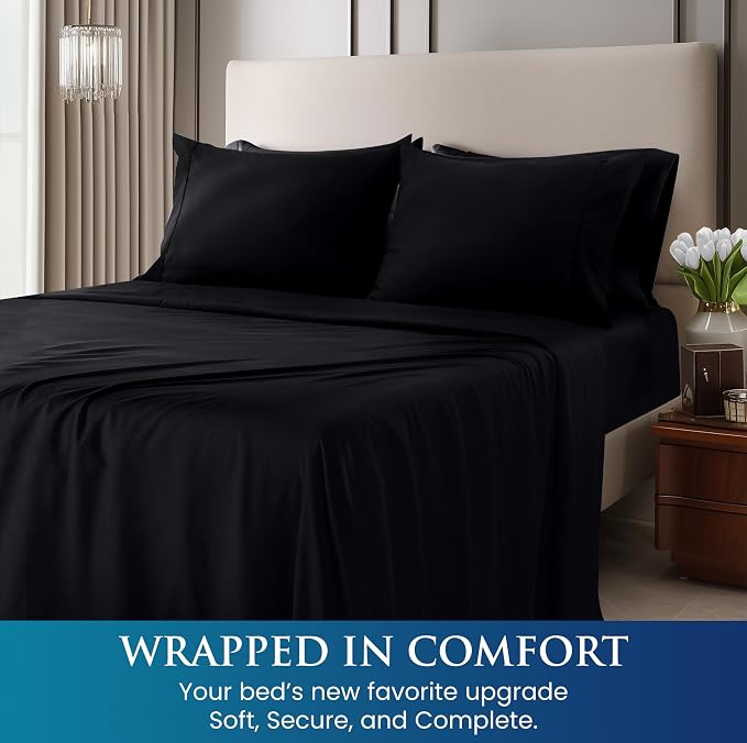 Utopia Bedding King Size 4 Piece Sheet Set - Image 4