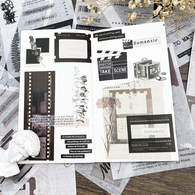 Vintage Washi Stickers Book for Journaling - Image 5