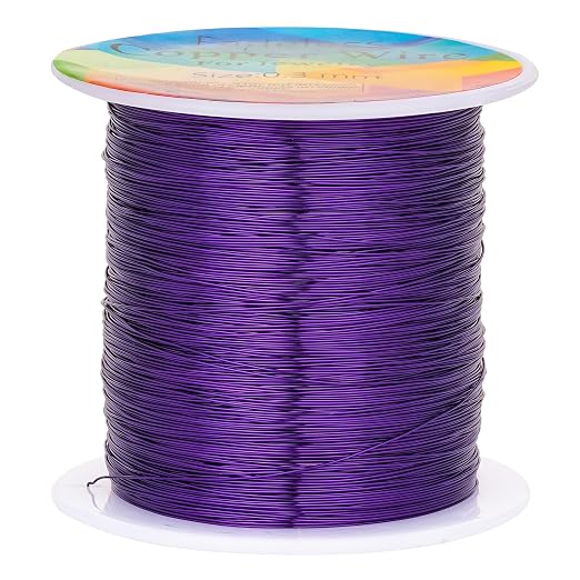 328 Feet Tarnish Resistant Copper Wires 28 Gauge/0.3mm Jewelry Craft Wires by CREATZONE