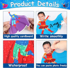 gisgfim 80Pcs Super Theme Hero Cutouts Back to School Decorations Bulletin - Image 3