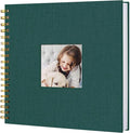 10 x 10 Inch Scrapbook Photo Album, Hardcover Kraft White Pages Arch Window by Sprsthai