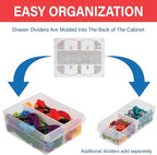 Akro-Mils 24-Drawer Plastic Drawer Storage Cabinet - Image 5