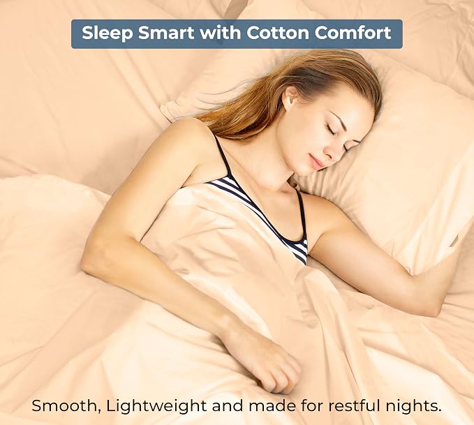 Royale Linens 100% Organic Cotton King Flat Sheet Only - Image 9
