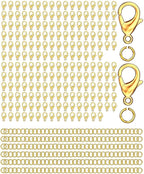700Pcs Lobster Claw Clasps and Open Jump Rings Set, Lobster Clasps by QulltkClasp