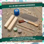BeaverCraft Wood Carving Kit for Kids & Beginner DIY08 - Image 6