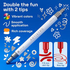 ARTISTRO 48 Metallic Dual-Tip Acrylic Paint Markers – Paint Pens Set - Image 3