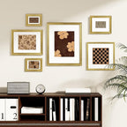 Vittanly 5x7 Picture Frames Set of 2, Ornate Vintage Photo Frame - Image 2