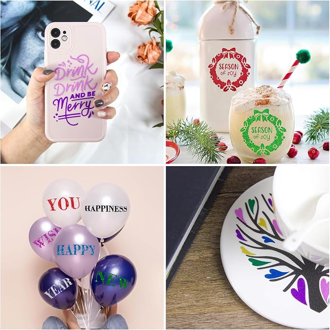 Glitter Self Adhesive Vinyl for Cricut - Image 7
