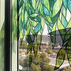 Original Hand Drawn Faux Stained Glass Window Hanging Clings - Image 7
