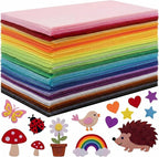 Reginary 120 Pcs 10 x 20 Inch Felt Sheets Bulk by Reginary